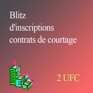 Blitz d'inscriptions